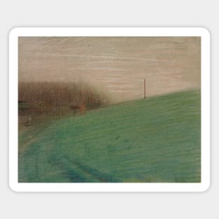 The Meadow by Georges-Pierre Seurat Magnet